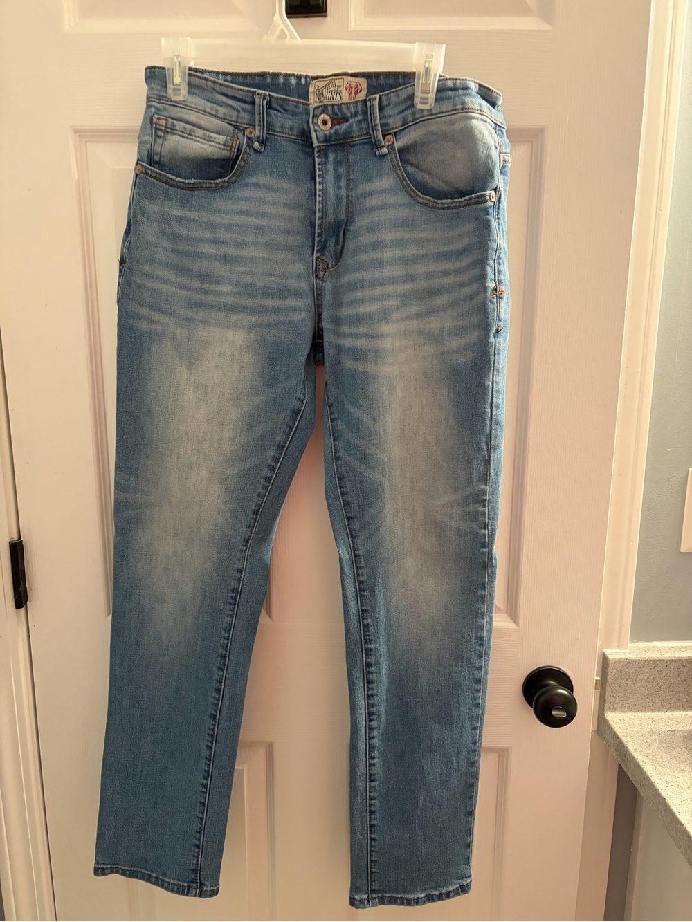 Nation of Saints Light Wash Men’s Jeans - Classic Comfort 32x30
